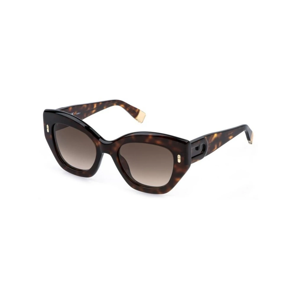 Furla Women's Brown Sunglasses, 52 Mm, Sfu985 Sunglasses
