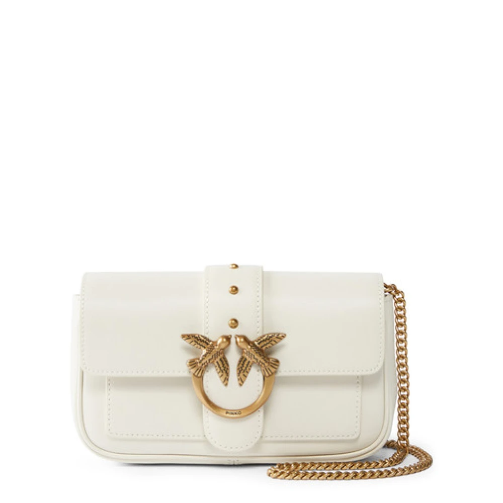 Pinko Stijlvolle Love One Pocket C Vitello White Dames