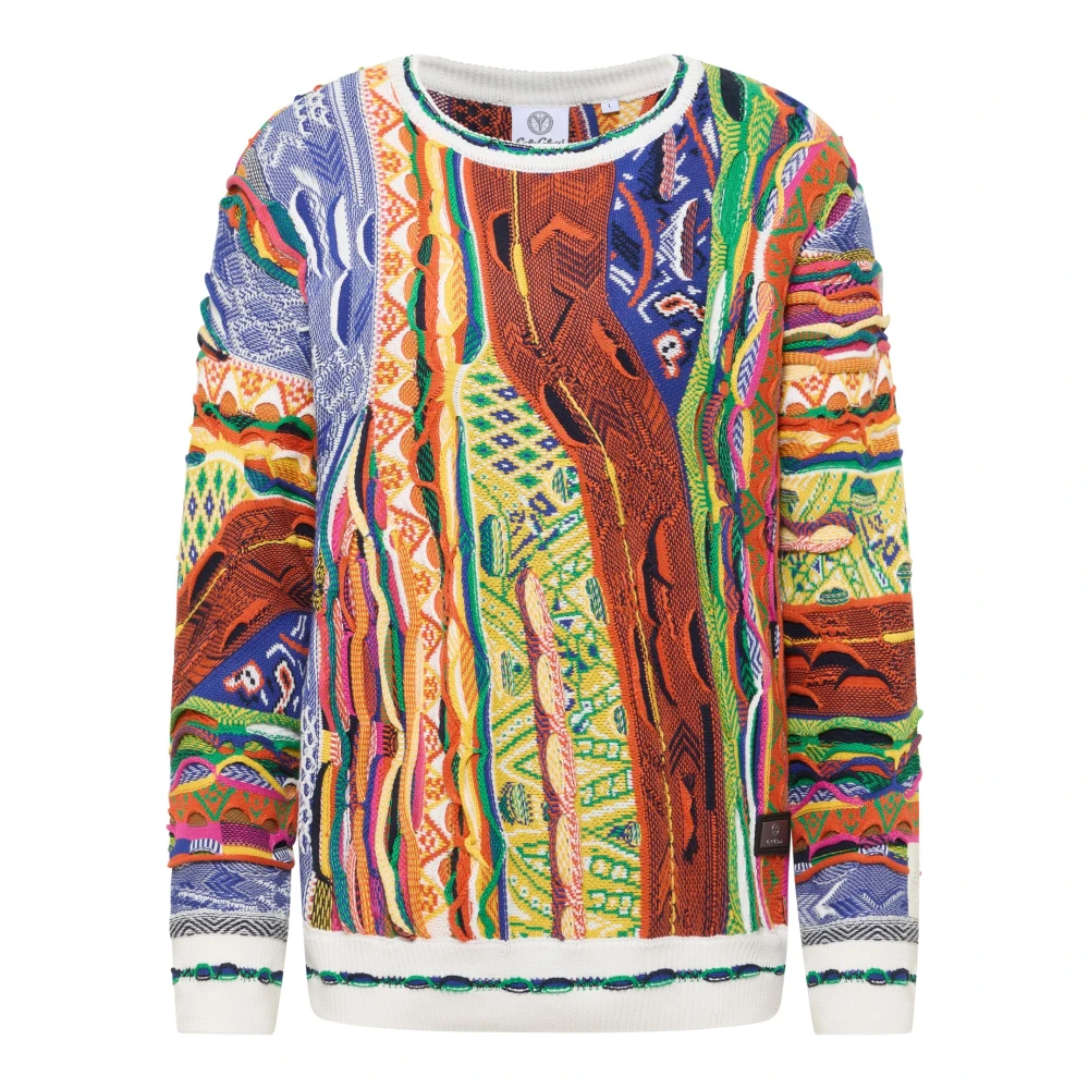 Carlo Colucci Men's Round-Neck Knit Sweater