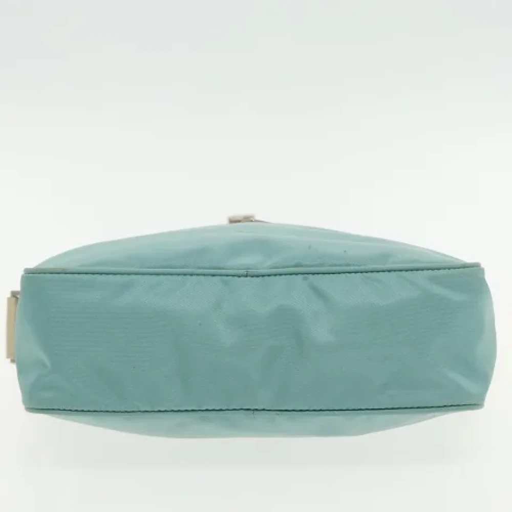 Prada Vintage Pre-owned Nylon prada-bags Blue Dames