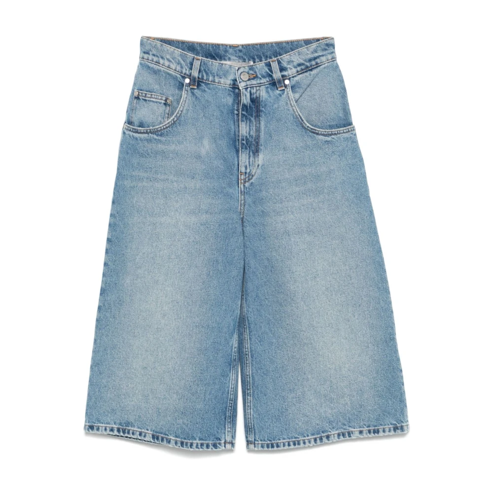 Stella Mccartney Women's Blue Clear Denim Shorts - Denim Shorts - W27 - Shorts