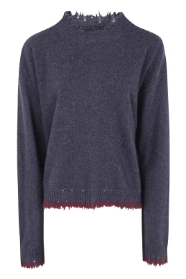 UMA WANG Round-neck Knitwear Grå S