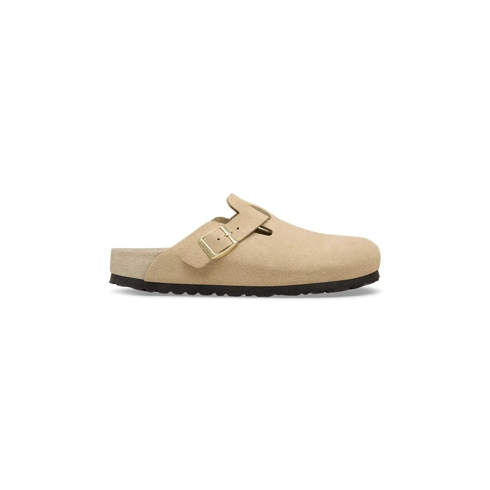 Birkenstock Donna Beige - Boston Calzata Stretta - Shoes - 38 Eu