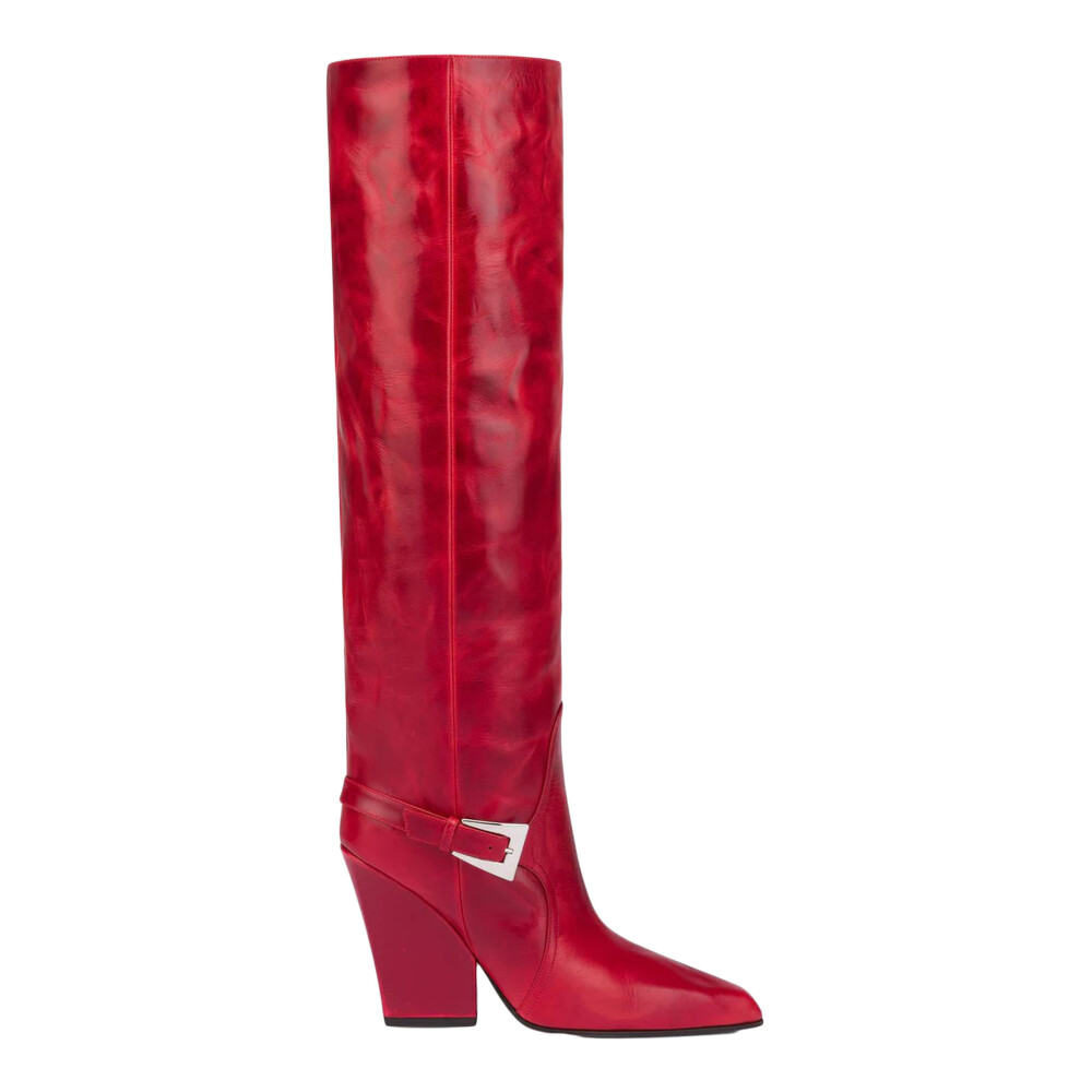 Bottes rouges cuir hotsell