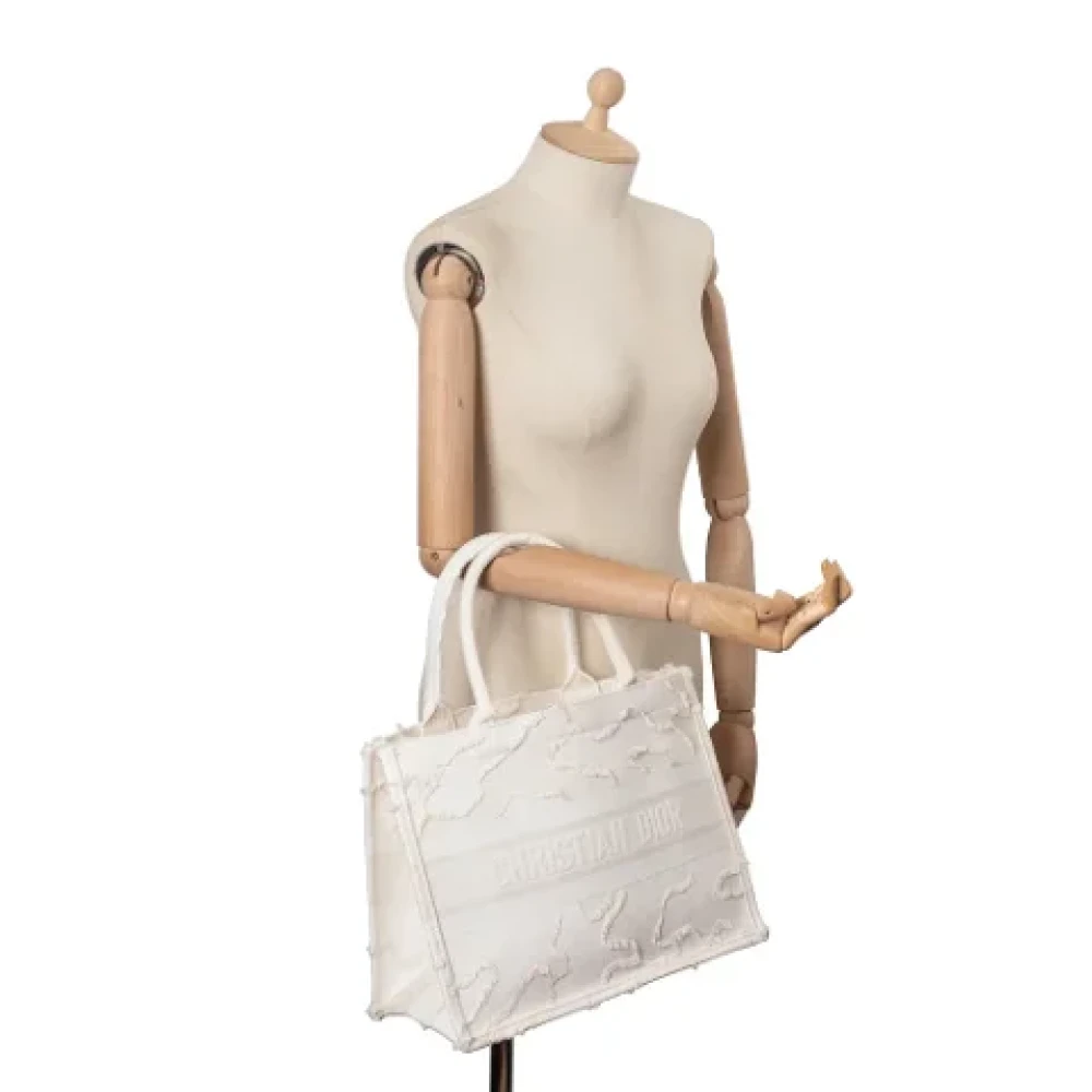 Dior Vintage Pre-owned Canvas dior-bags White Dames