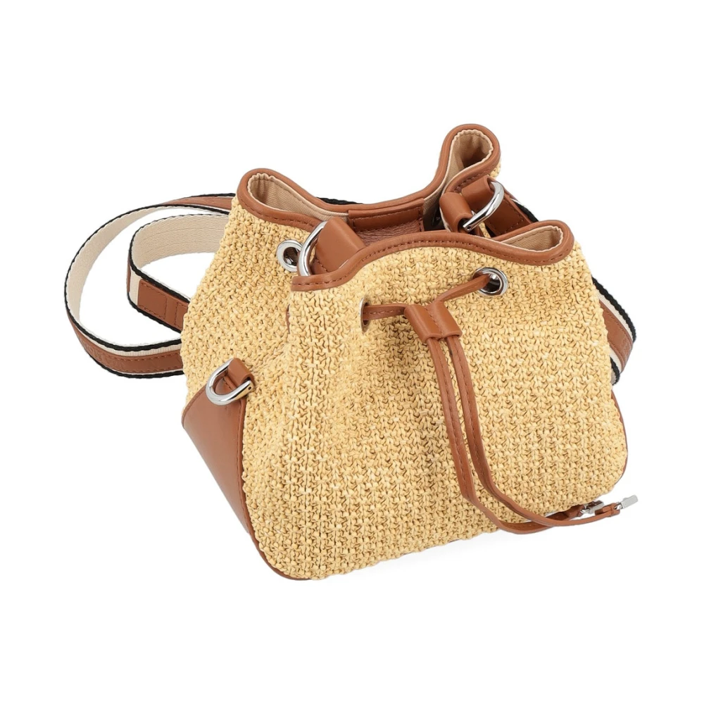 Hogan Mini Raffia Stijl Handtas Brown Dames
