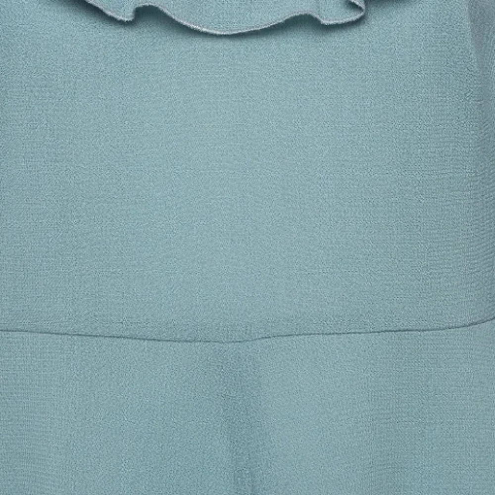 Valentino Vintage Pre-owned Mesh dresses Blue Dames
