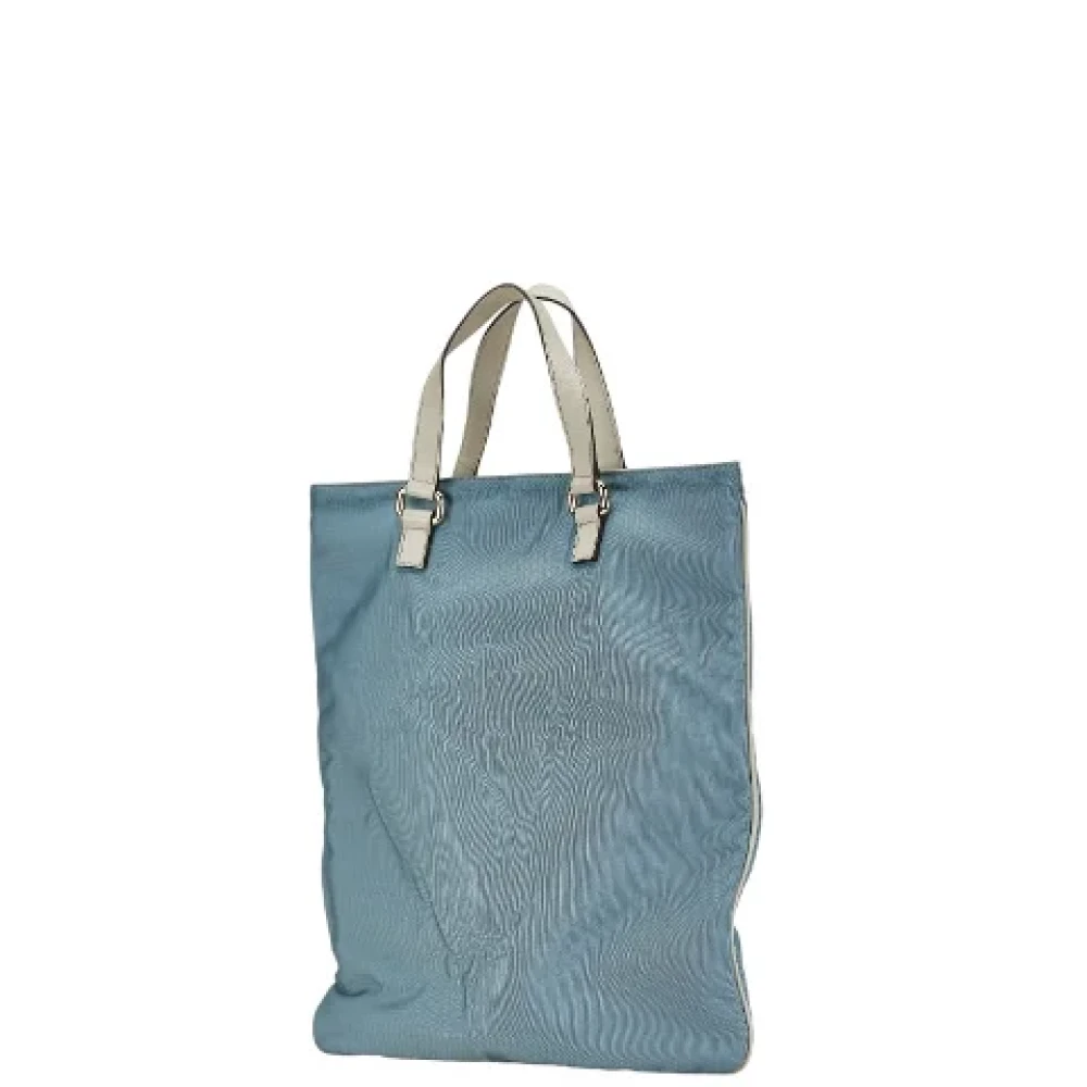 Gucci Vintage Pre-owned Canvas gucci-bags Blue Dames