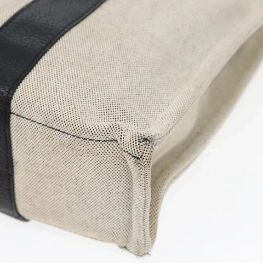Hermès Vintage Pre-owned Canvas totes White Dames