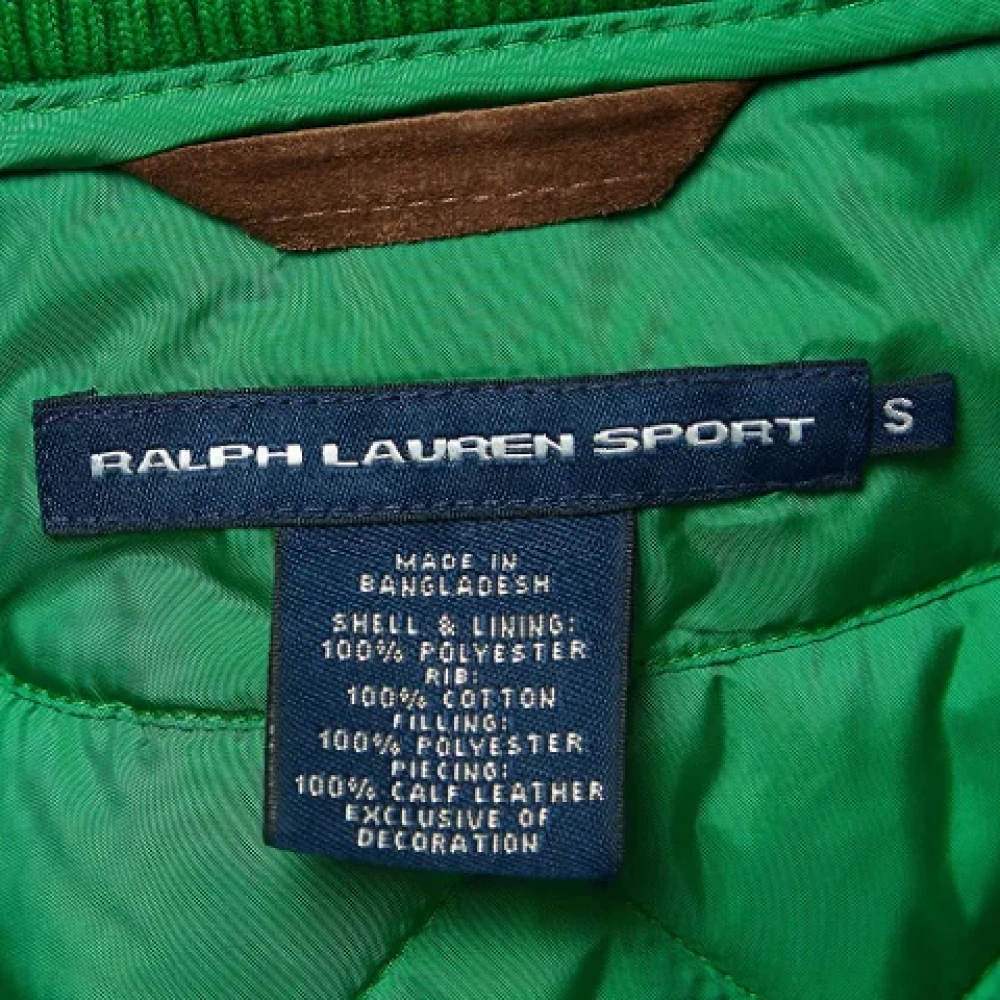 Ralph Lauren Pre-owned Suede outerwear Green Dames