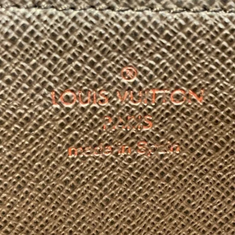 Louis Vuitton Vintage Pre-owned Fabric wallets Brown Dames