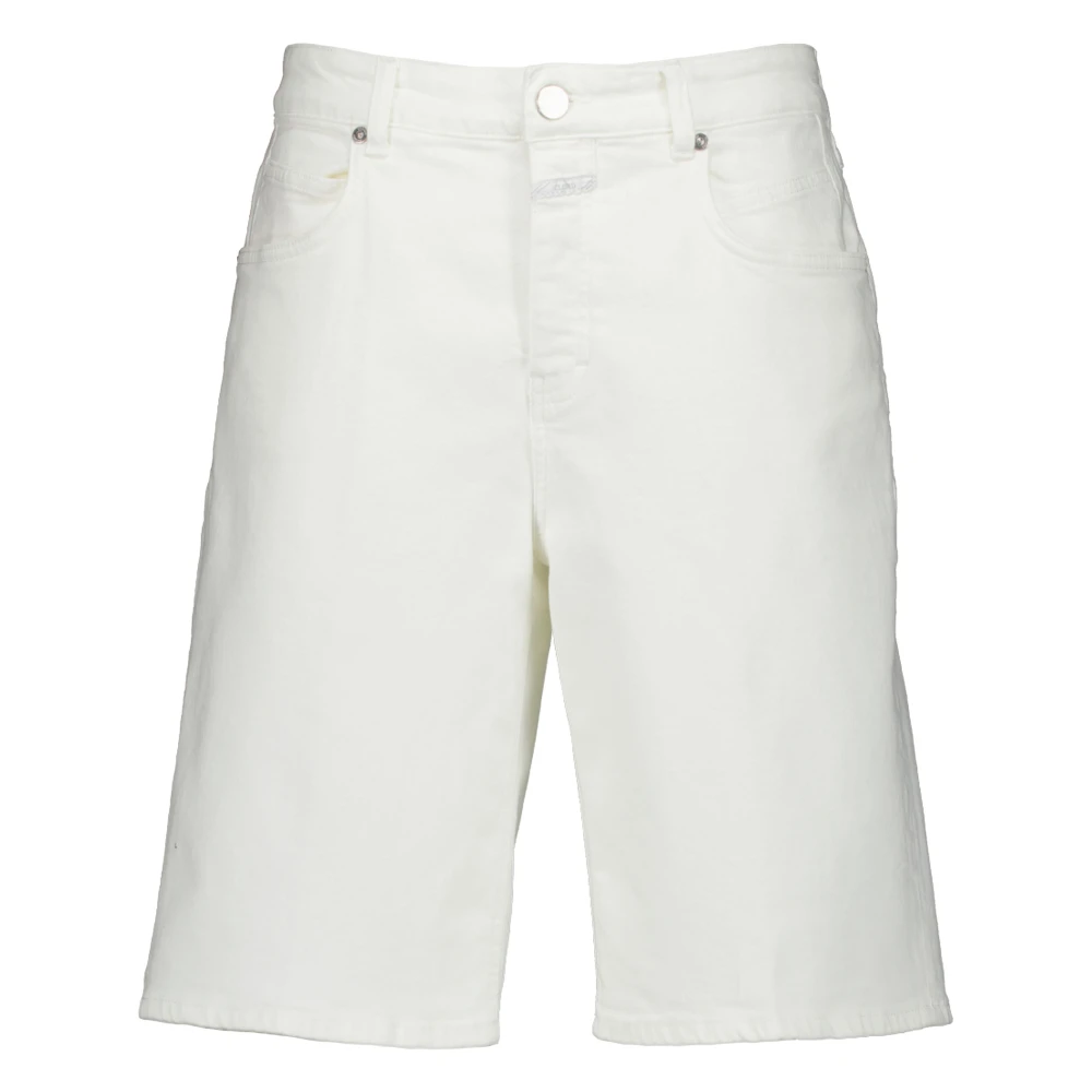 Closed Women's White Denim Shorts, W26, Jenica Shorts