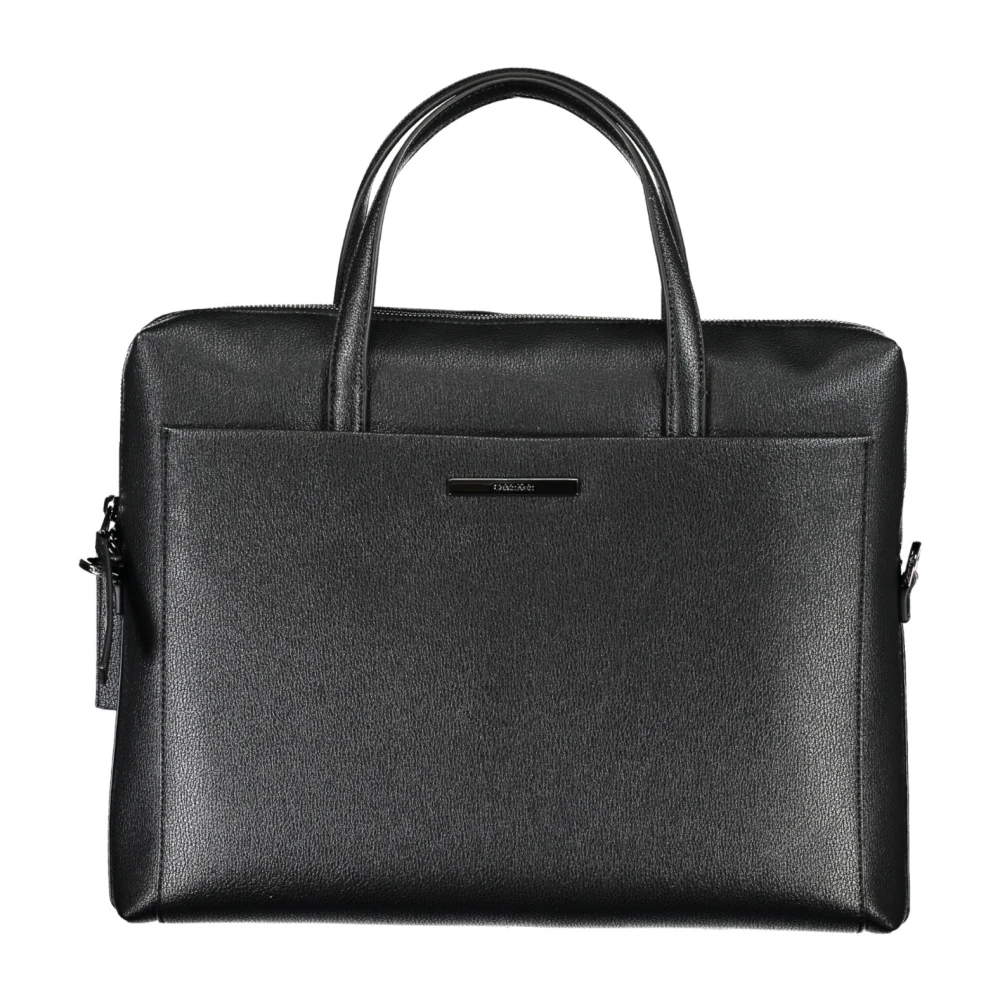 Calvin Klein Men's Black Briefcase With Laptop Compartt