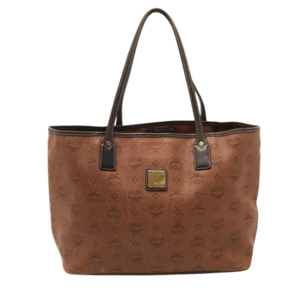 MCM Pre-owned Leather totes Brown Dames