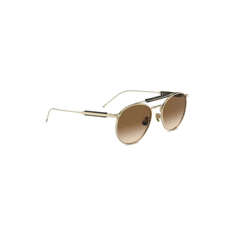 Brunello Cucinelli Unisex Yellow Sunglasses, 52 Mm, Bc2004st Round Sunglasses