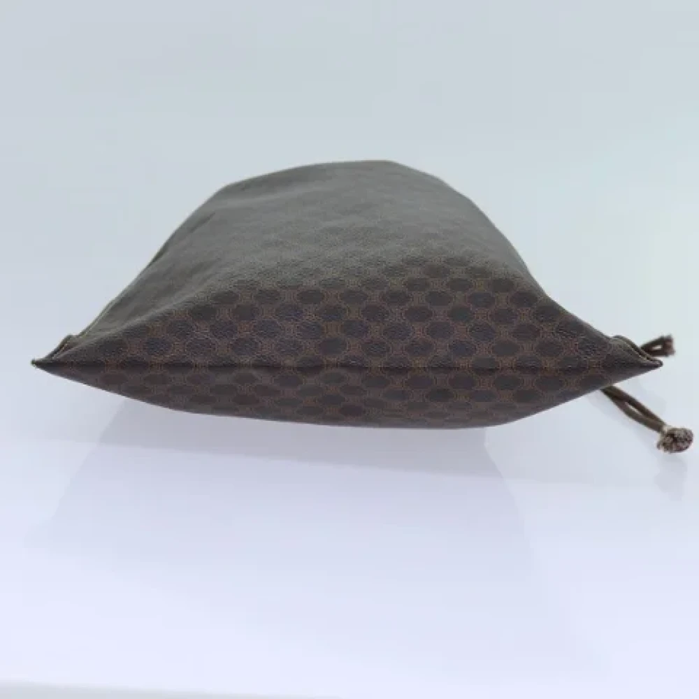 Celine Vintage Pre-owned Canvas clutches Brown Dames