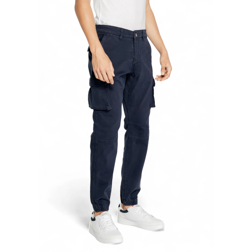 GAS Heren Gym Flap Broek Blue Heren