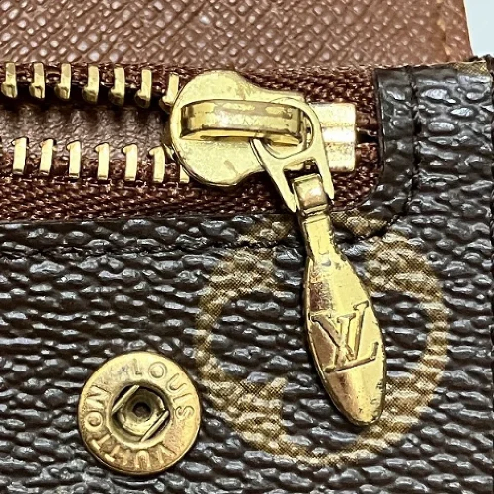 Louis Vuitton Vintage Pre-owned Canvas wallets Brown Heren