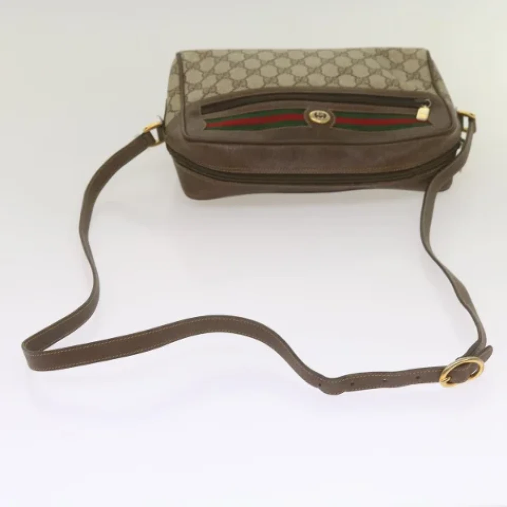 Gucci Vintage Pre-owned Canvas clutches Beige Unisex