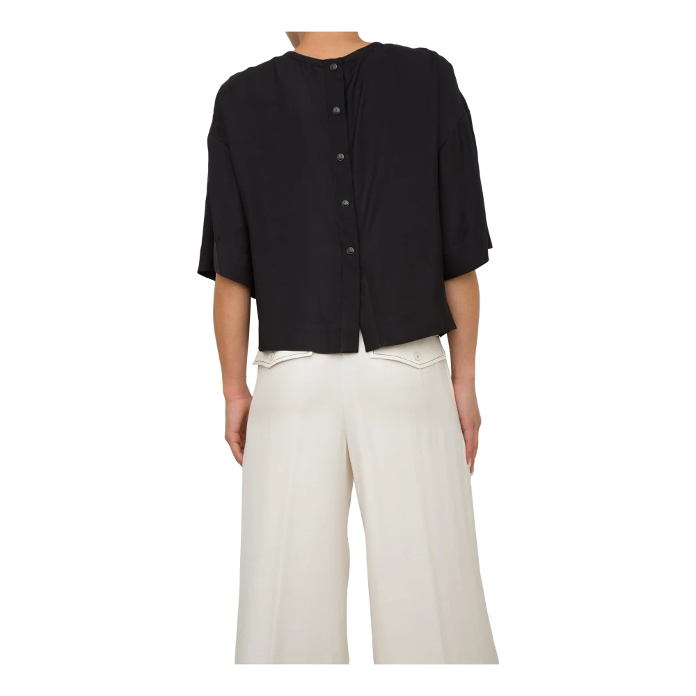 pinko Zwarte Blouse Black Dames