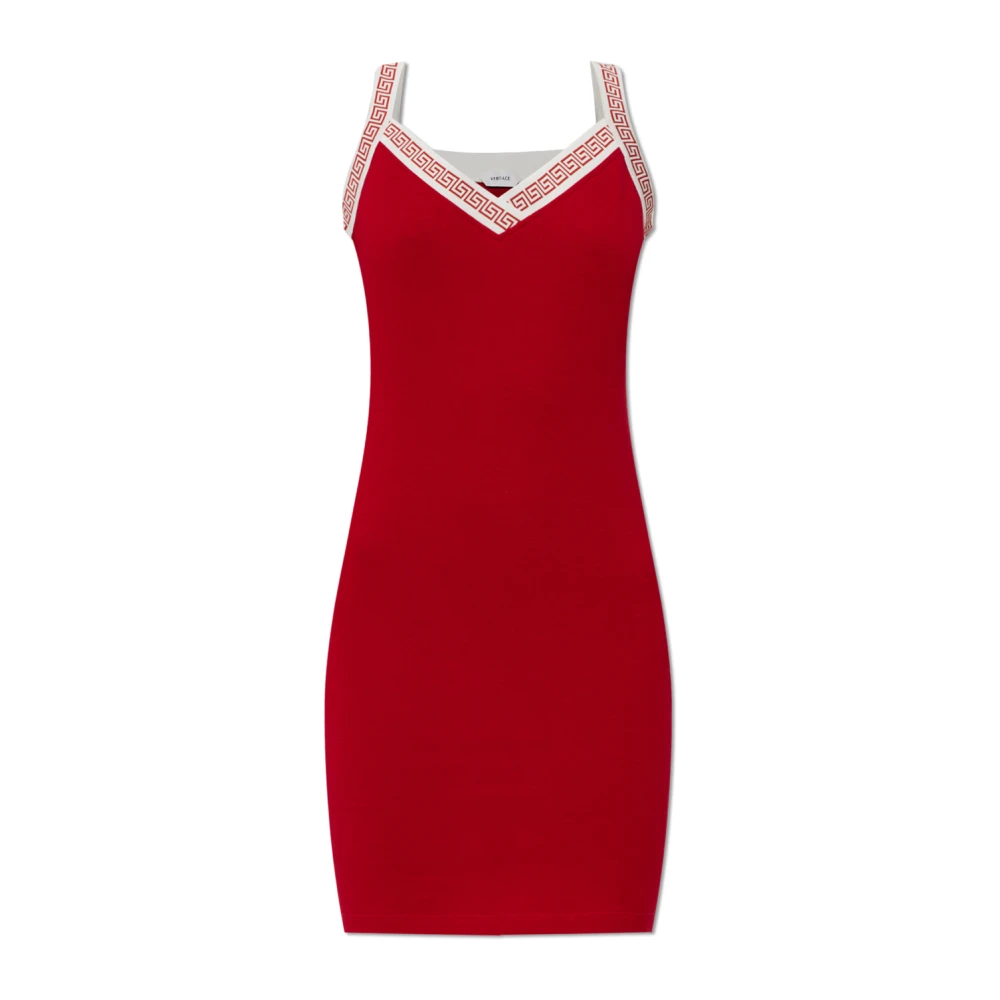 Versace Donna Rosso Abiti, S, New,