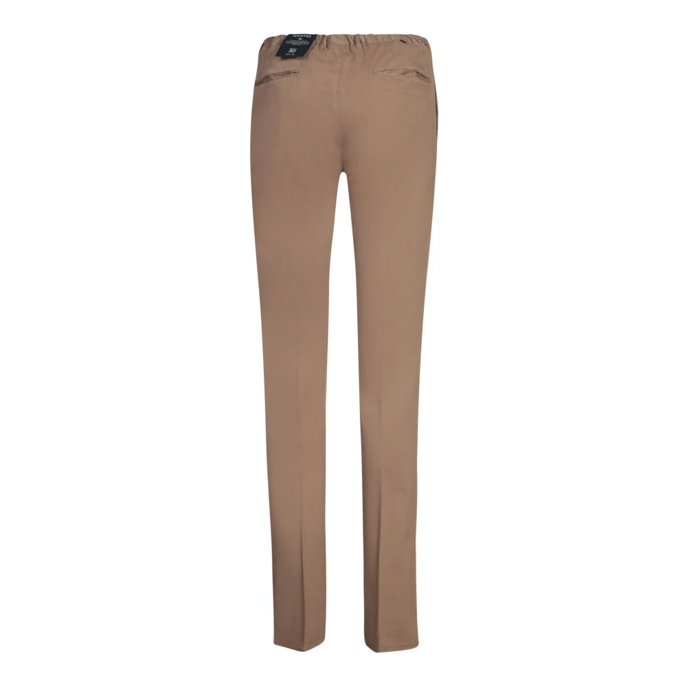 Incotex Beige Slim Fit Katoenen Broek Beige Heren