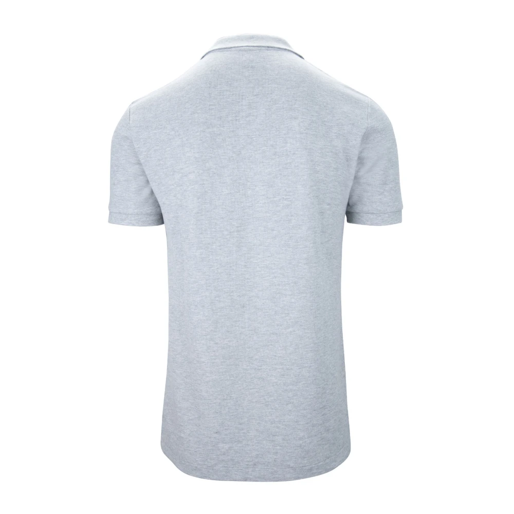 Burberry Katoenen poloshirt met korte mouwen Gray Heren