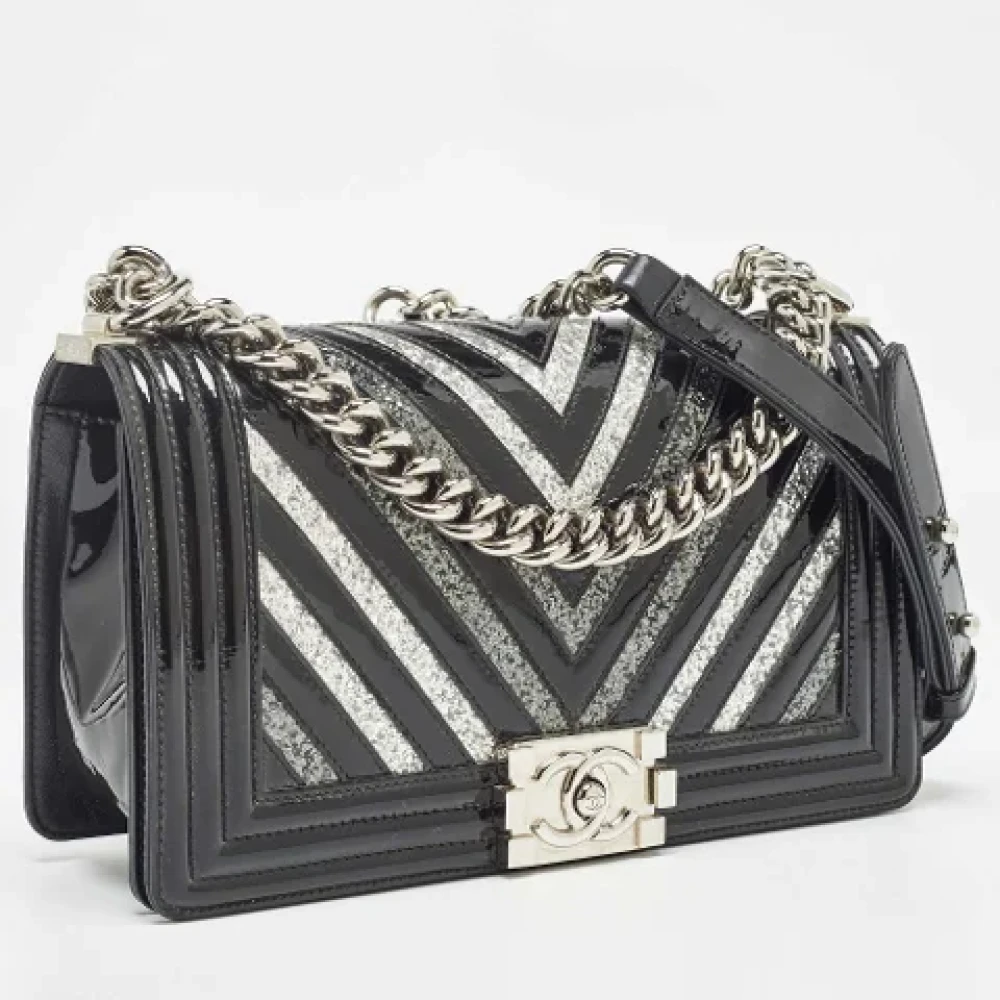 Chanel Vintage Pre-owned Leather chanel-bags Black Dames