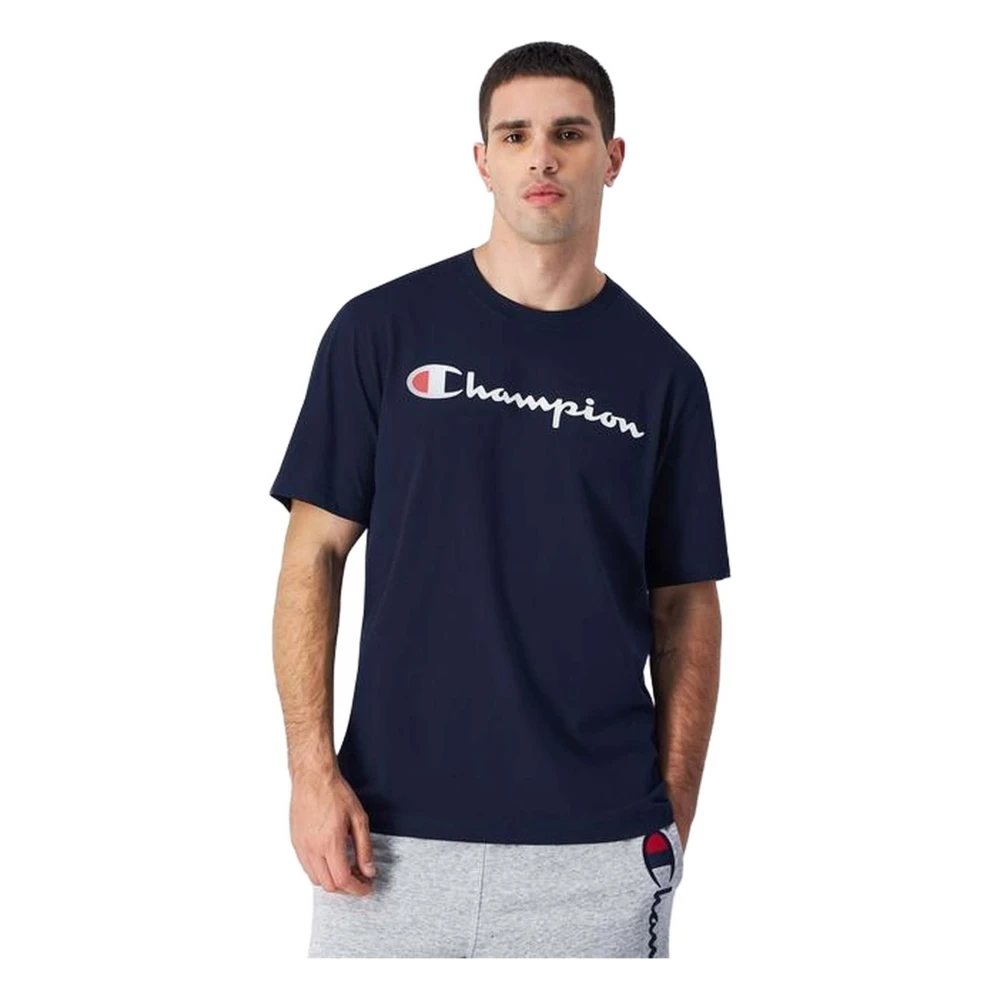Champion T-shirt Blue Heren