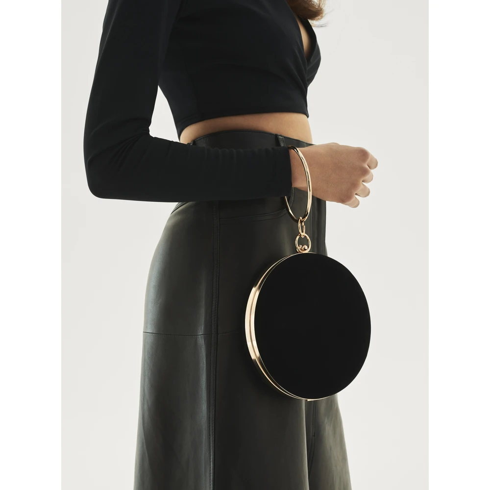 Kazar Dames zwarte clutch tas Black Dames