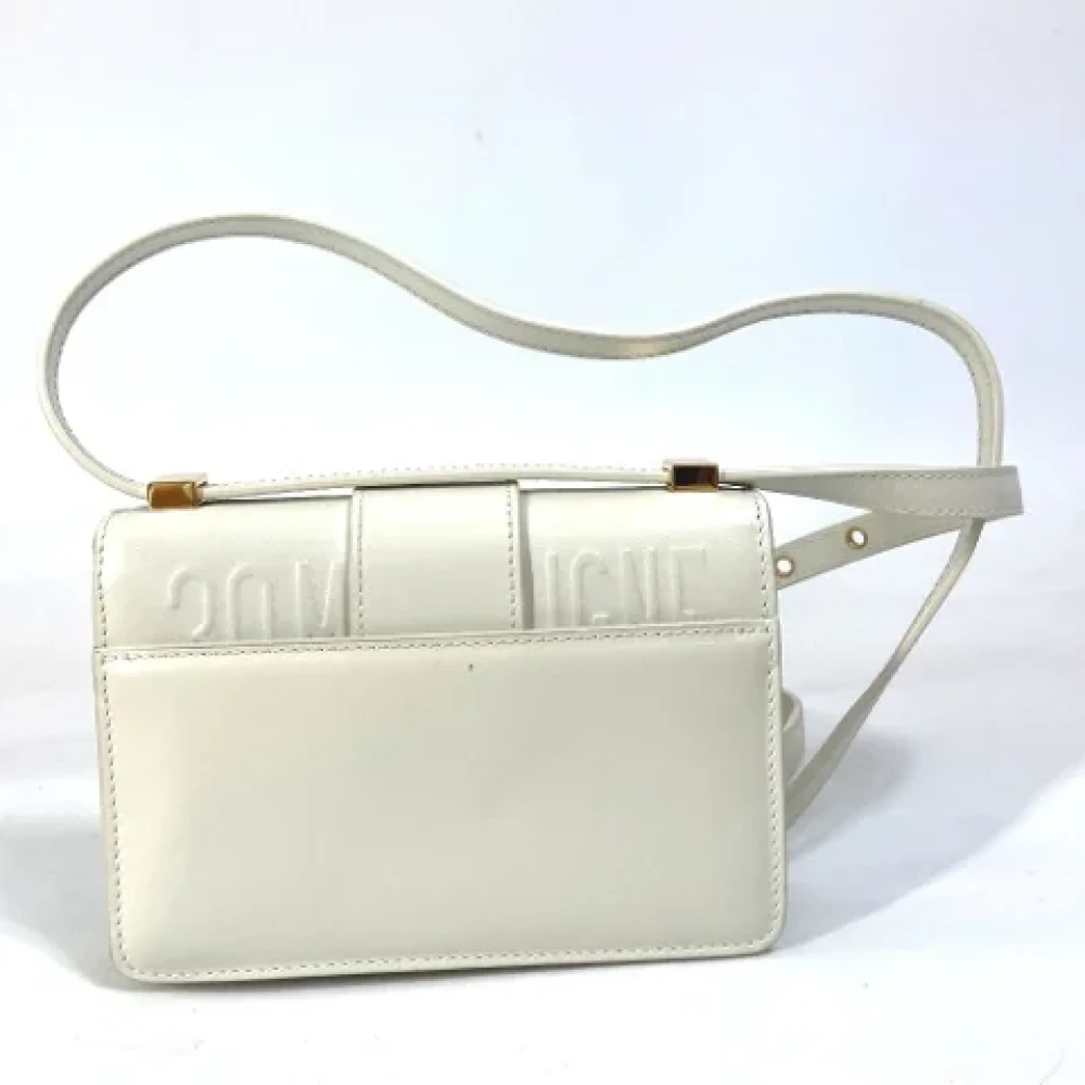 Dior Vintage Pre-owned Leather dior-bags White Dames