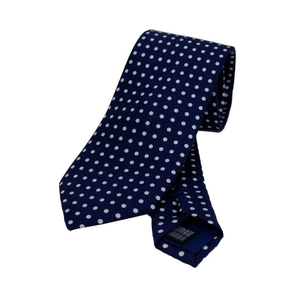 Ermenegildo Zegna Zijden Stropdas Accessoires Stropdassen Blue Heren
