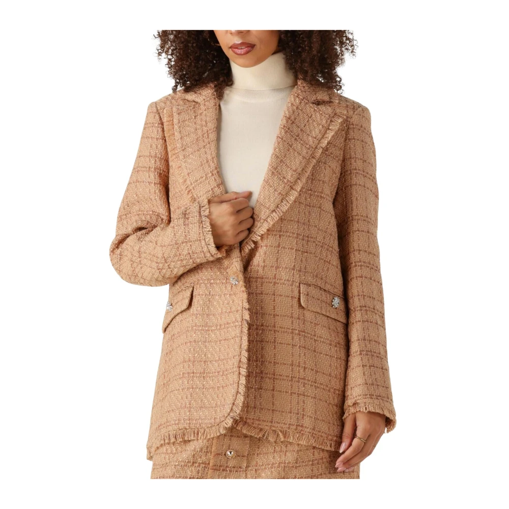 Silvian Heach Donna Marrone Giacche, L, New,