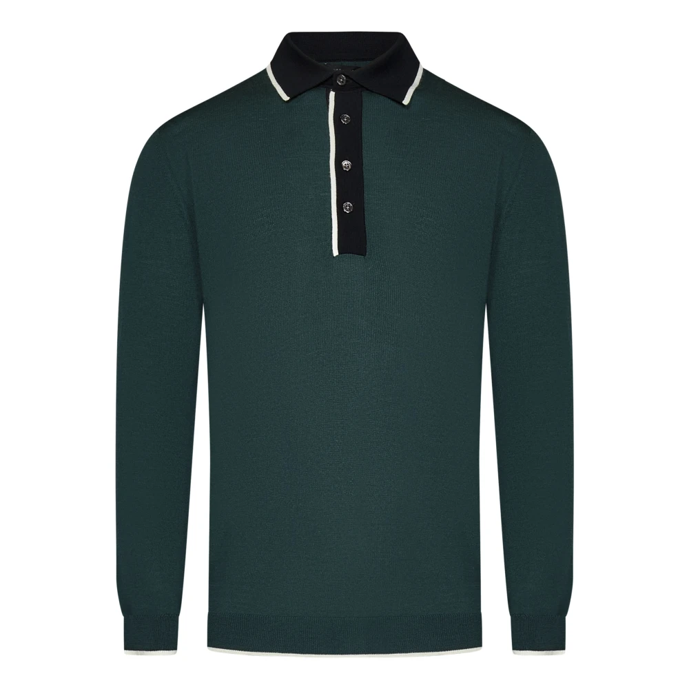 Low Brand Groen Poloshirt Herenkleding Green Heren