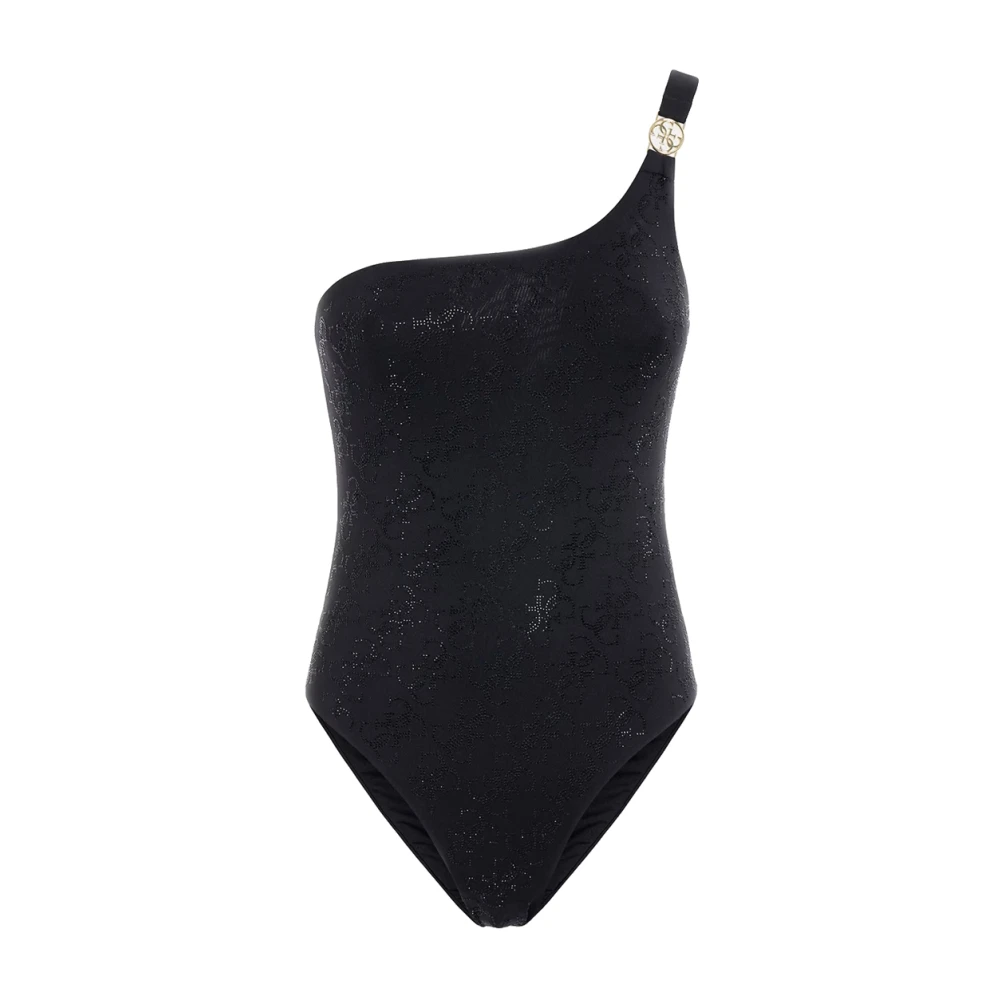 Guess Women's Black One-Shoulder Swimsuit - Swimsuits - S - Swimwear