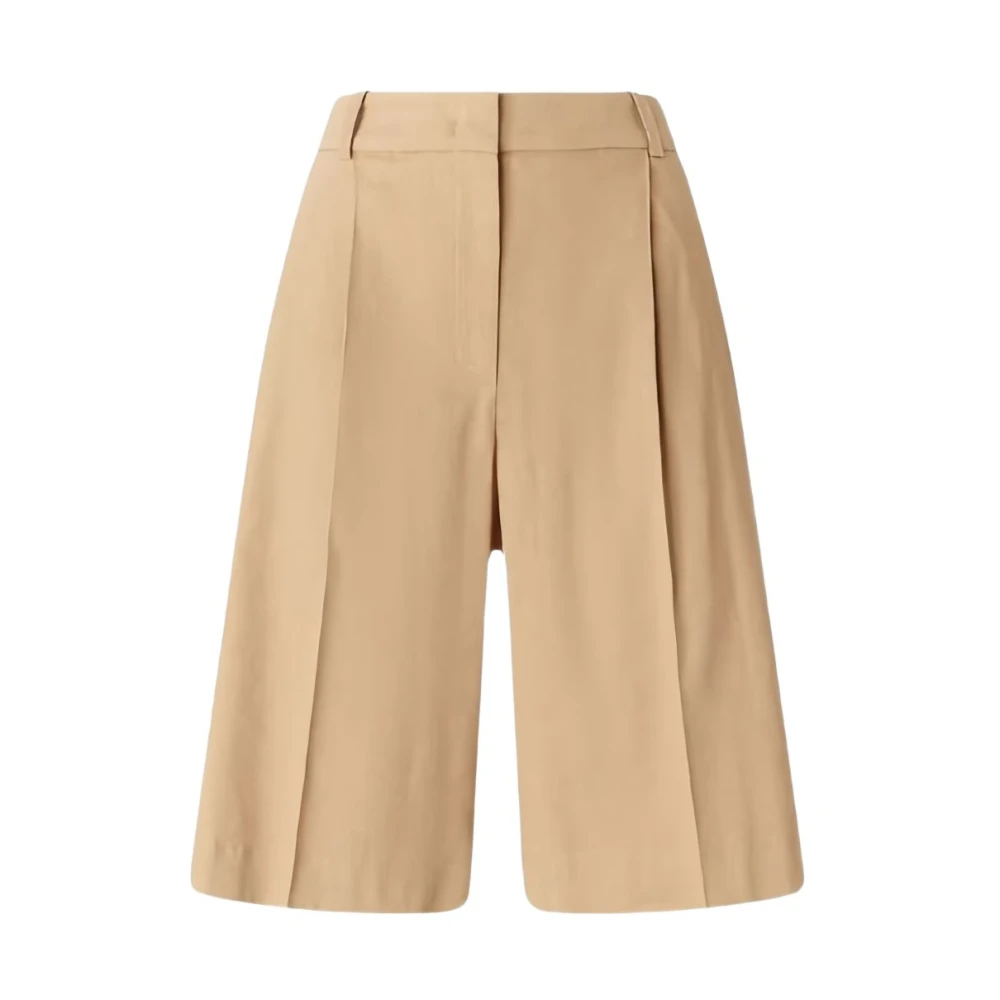 Pinko Women's Beige Long Shorts - Bermudas - Xs - Shorts