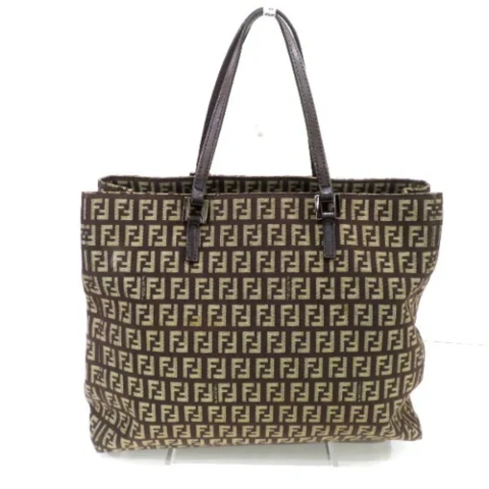 Fendi Vintage Pre-owned Fabric fendi-bags Brown Dames