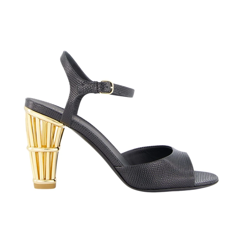 Ferragamo Gouden Kooi Hak Sandaal