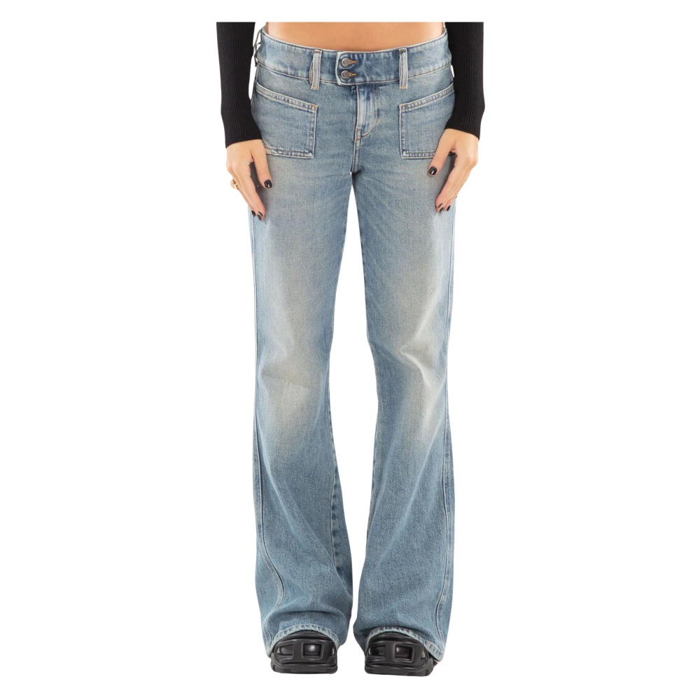 Diesel Bootcut Jeans in 01 Blue Dames