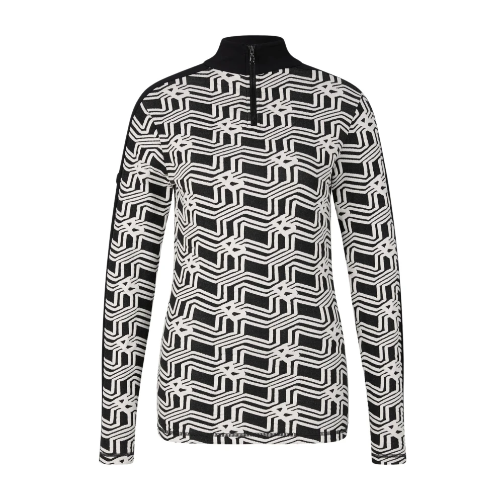 Bogner Monochrome Ski Turtleneck Sweater Black Dames