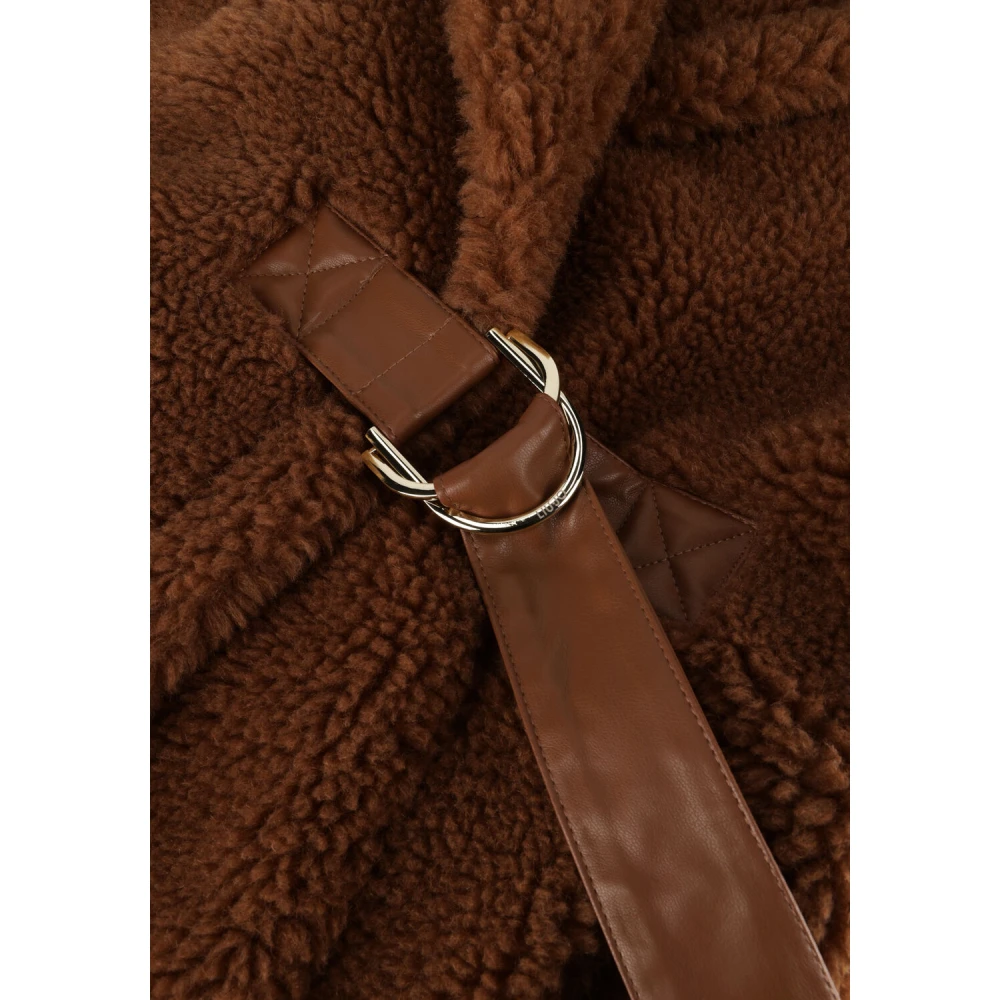 Liu Jo Teddy Gilet voor stijlvolle outfits Brown Dames