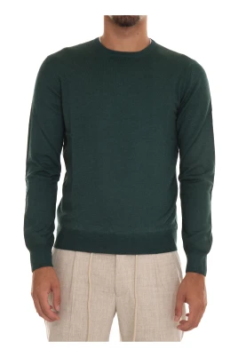 Sten Tvättad Ull Slim Fit Tröja