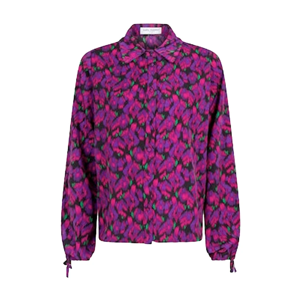 Lofty Manner Rosalie Blouse Lange Mouw Purple Dames