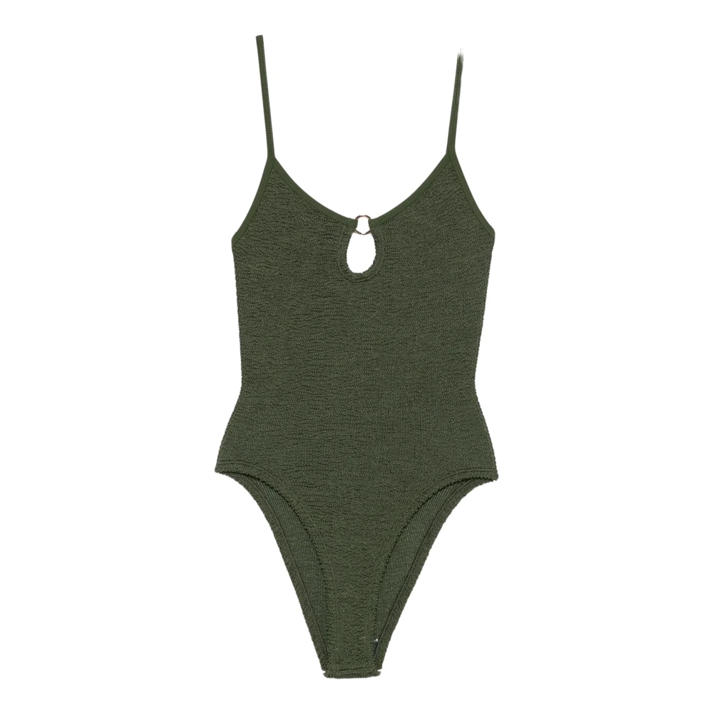 Hunza G Toni Swim - Female - Swimsuits - Green - One Size - Swimwear