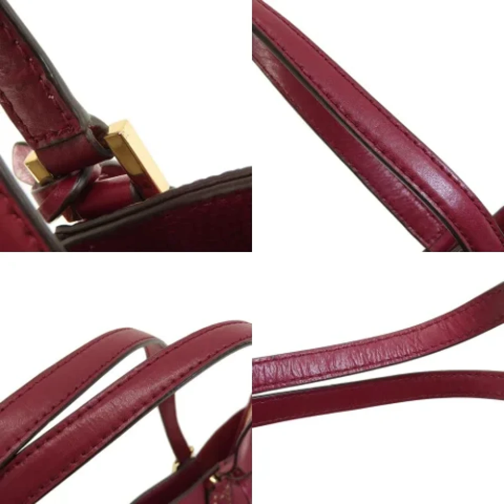 Michael Kors Pre-owned Leather handbags Red Dames