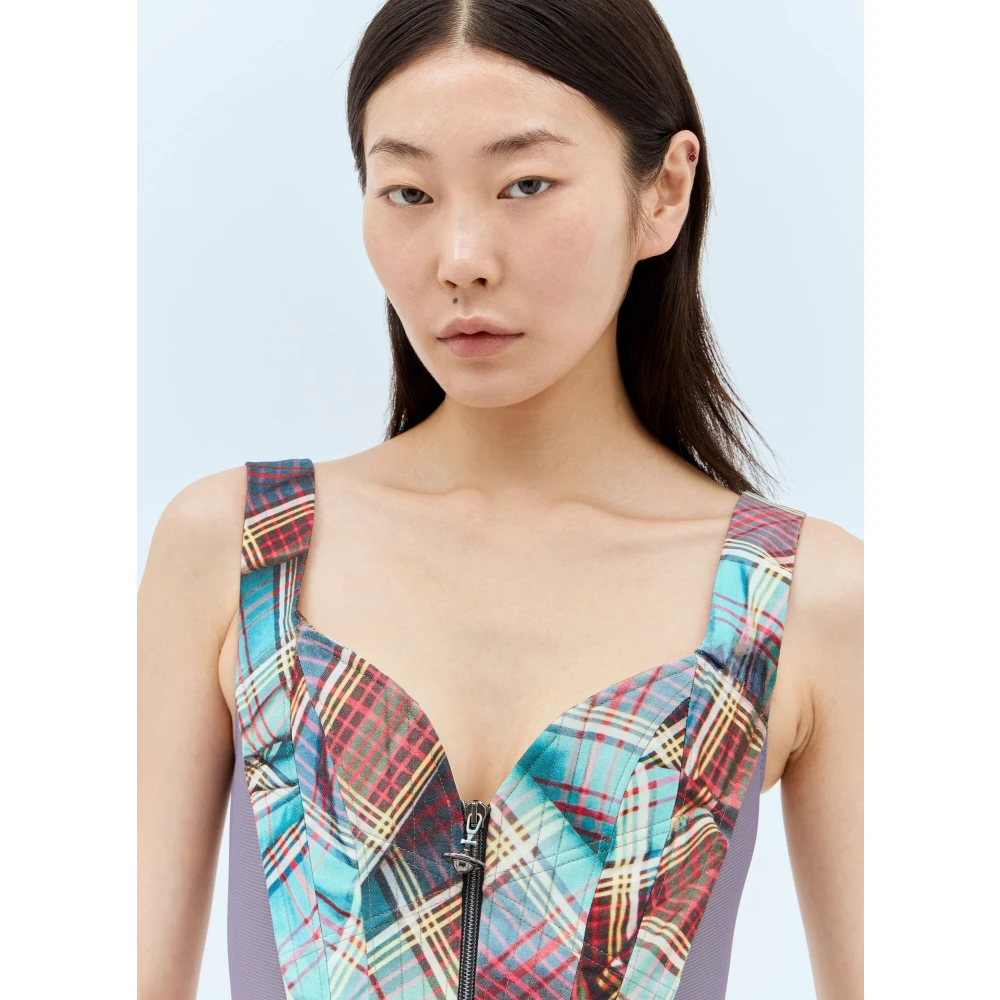 Vivienne Westwood Mesh Panel Corset Top Multicolor Dames