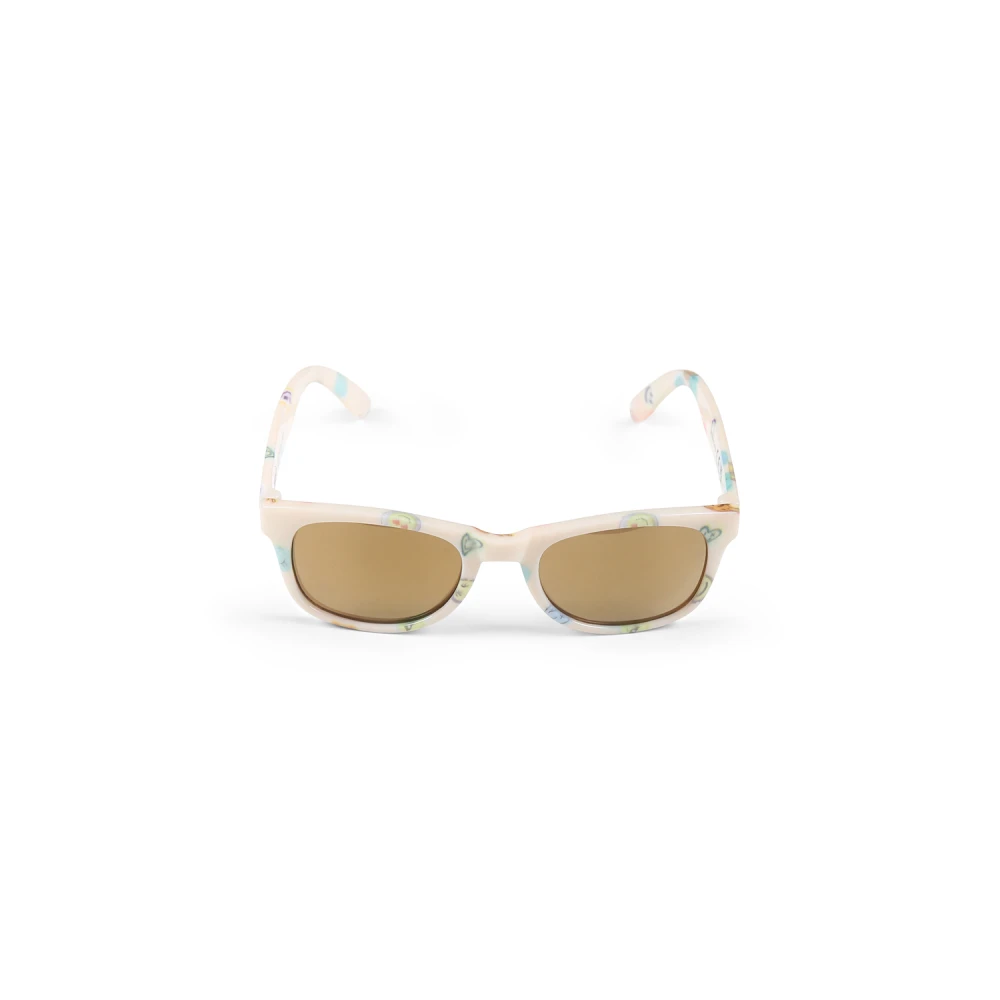 Molo Ivory Smiley Spegelglasögon Beige, Unisex