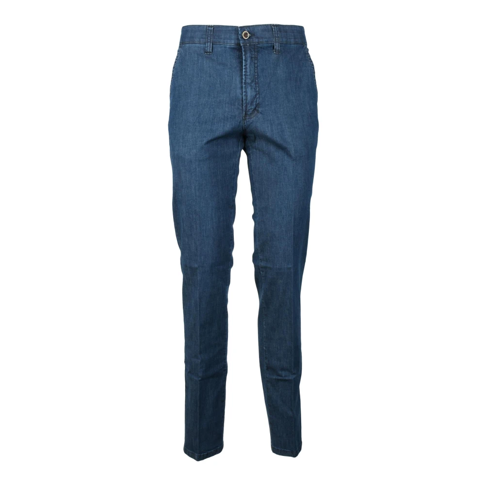 club of comfort Katoen Elastaan Broek Blue Heren
