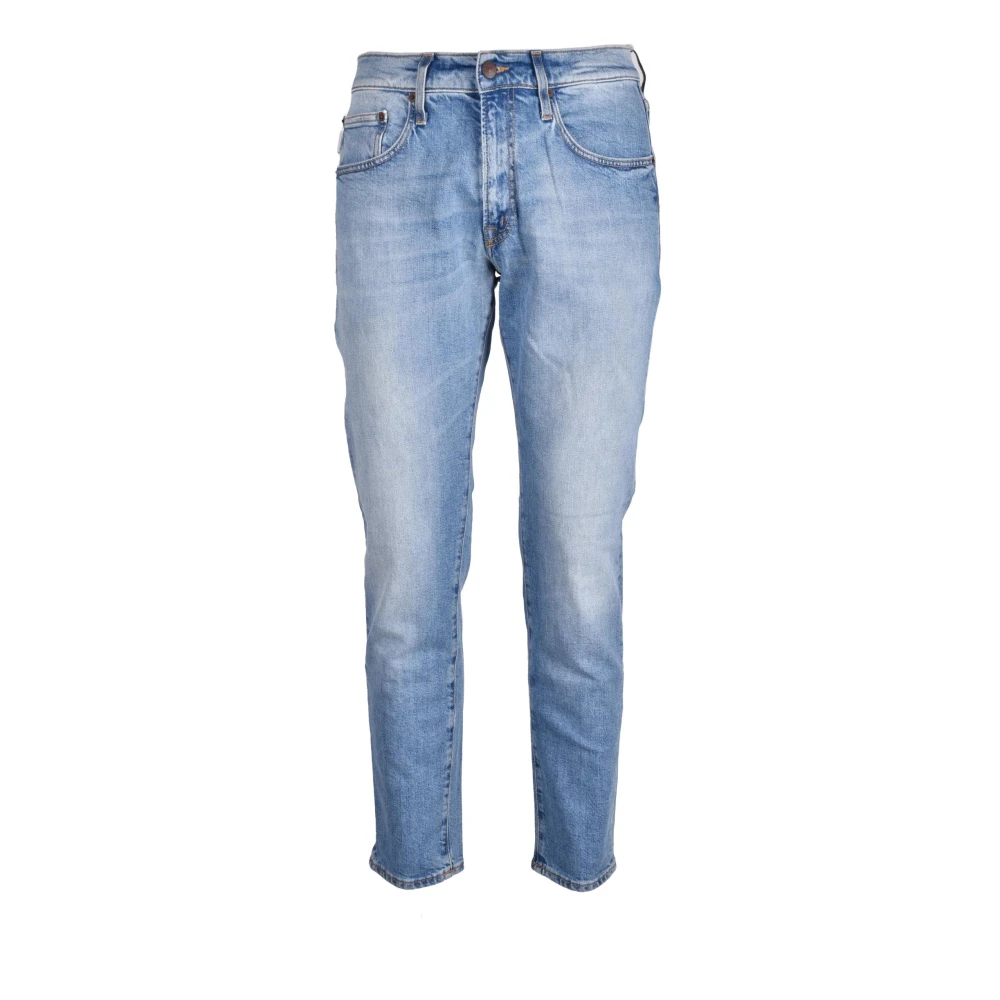 (+) People Bomull Elastan Jeans Blue, Herr