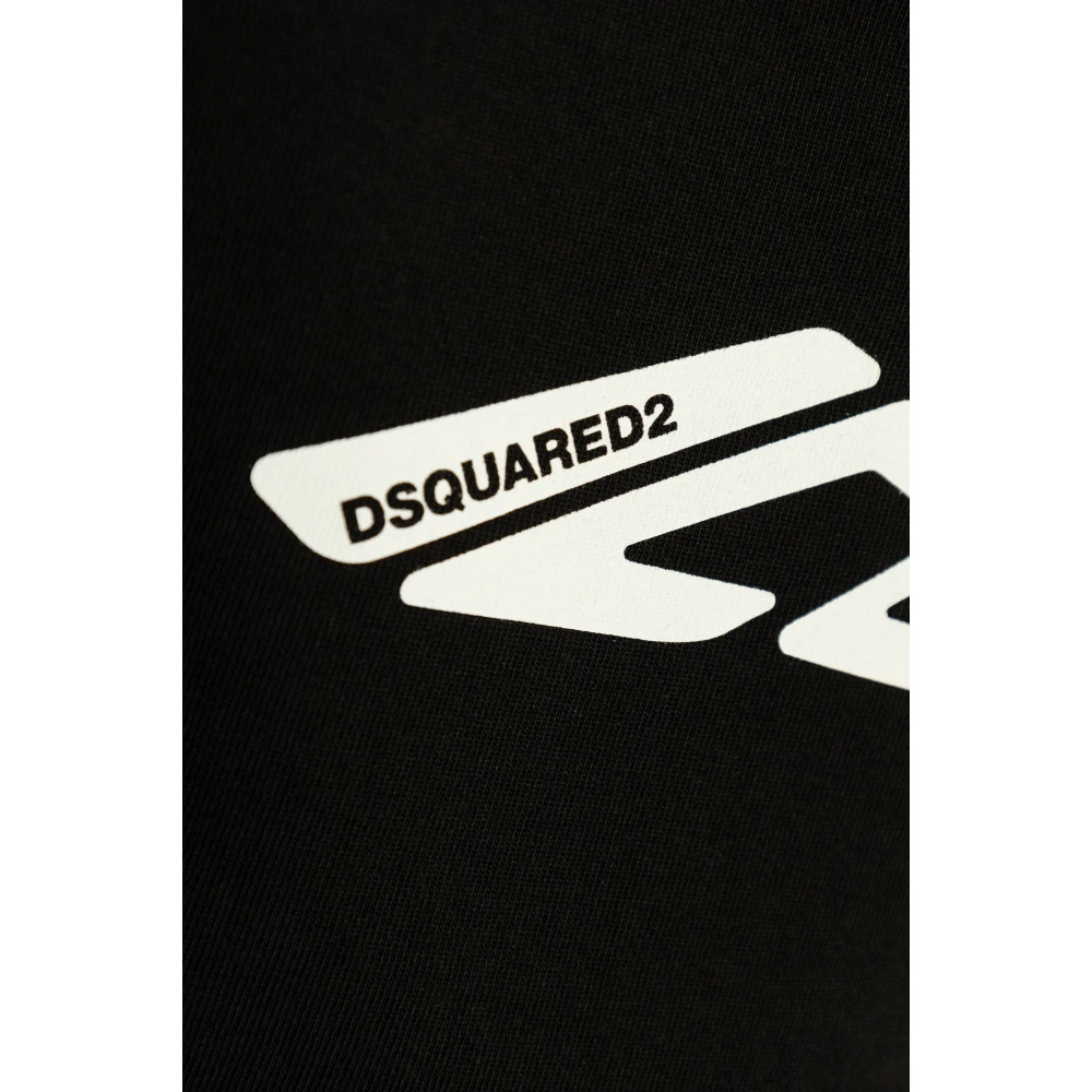 Dsquared2 Mouwloze Jurk Black Dames